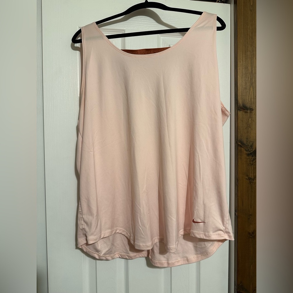 Nike Women's Light Pink Tank Top